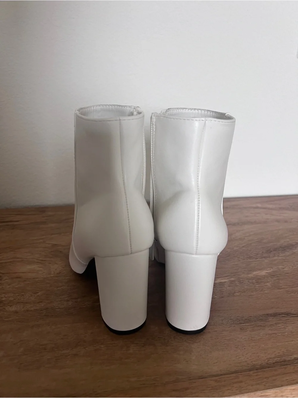 Dream Pairs White Pointed Toe Ankle Boots